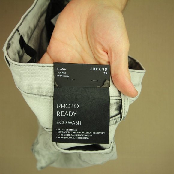 J Brand Alana High Rise Crop Skinny Jeans Women's Sz 25 Fragment Photo Ready NWT - Picture 7 of 12